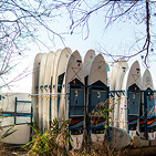 Stored Paddle Boats